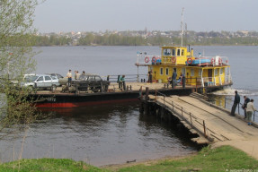 Паром на Красных Пожнях